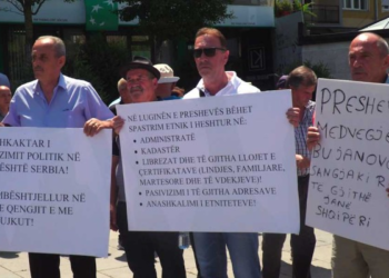 ​Protestë në Prishtinë, kërkohen të drejtat e shqiptarëve të Luginës së Preshevës