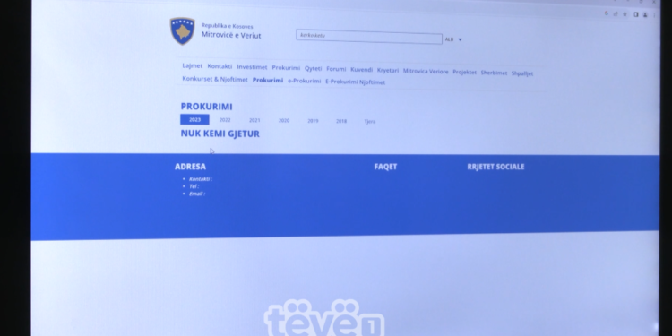 Ueb-faqet e komunave veriore, të papërditësuara