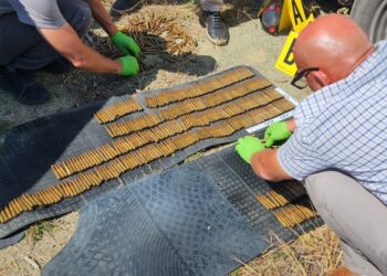 Konfiskohen mbi 1200 fishekë në një shtëpi të braktisur Rudine të Zveçanit