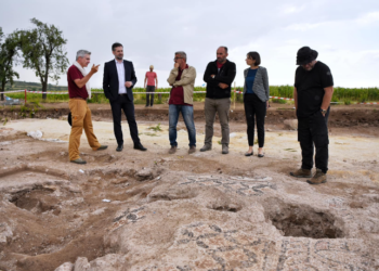 Në Lokalitetin Arkeologjik Ulpiana, zbulohet mbishkrimi i kohës së Perandorit Justinian