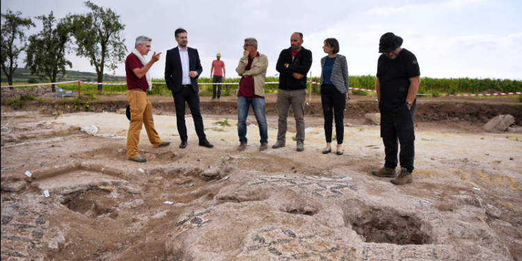 Në Lokalitetin Arkeologjik Ulpiana, zbulohet mbishkrimi i kohës së Perandorit Justinian
