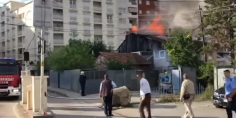 Përfshihet nga zjarri një shtëpi në Prishtinë