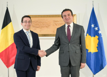 Kurti priti në takim lamtumirës Shefin e Zyrës Diplomatike të Mbretërisë së Belgjikës në Kosovë, Julien Sassel