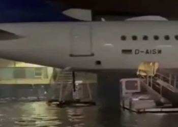 Gjermani: Anulohen 70 fluturime për shkak të përmbytjeve në aeroportin e Frankfurtit