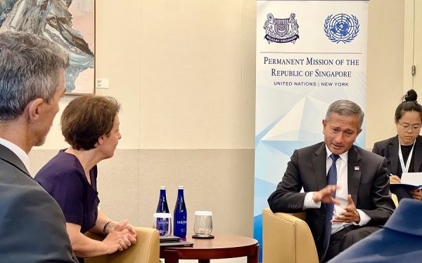 Gërvalla takon homologun e saj nga Singapori, diskutojnë për thellimin e marrëdhënieve shtetërore