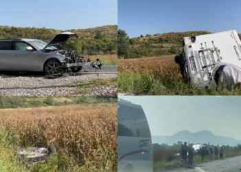 Aksident i trefishtë në aksin Lezhë-Shkodër! Dy vajza përfundojnë në spital