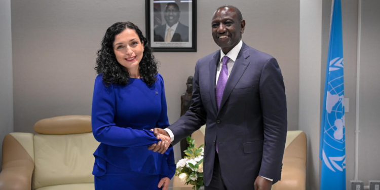 Osmani takoi presidentin e Kenias, William Ruto