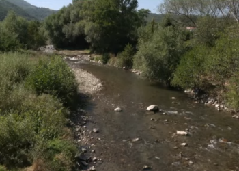 Protesta e banorëve të Soponicës kundër hidrocentralit