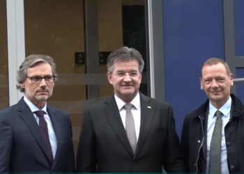 Lajçak takon përfaqësues nga Franca, Gjermania e Italia