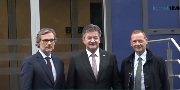 Lajçak takon përfaqësues nga Franca, Gjermania e Italia