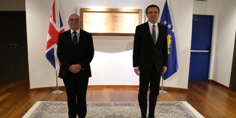 Emisari Peach i kërkon Kurtit zbatim të marrëveshjes së Brukselit dhe Aneksit të Ohrit