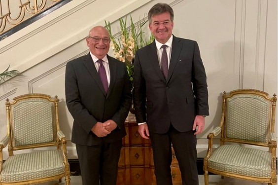 Lajçak takon Lord Peach, diskutojnë për dialogun Kosovë-Serbi