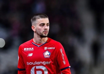 Edon Zhegrova, zëvendësues në humbjen e Lille