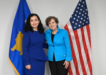 Osmani falënderon kryeshefen e Korporatës së Sfidave të Mijëvjeçarit për investimet në Kosovë