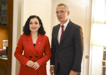 Osmani udhëtoi për në Bruksel, nesër takohet me shefin e NATO-s