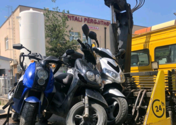 Për një muaj u sekuestruan 10 motoçikleta në Ferizaj