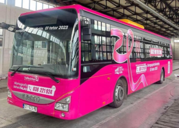 ​Autobusi me ngjyrën rozë nga sot në qarkullim, për mamografi falas