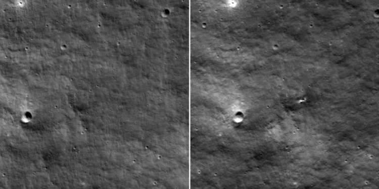 NASA zbulon një krater të ri në Hënë