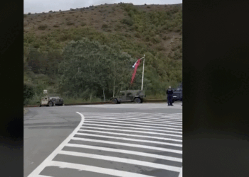 Nëntë autoblinda të KFOR-it amerikan arrijnë në Banjskë