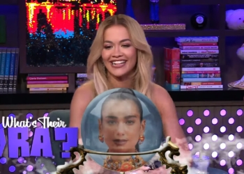 Reagimi i Rita Orës kur në ekran shfaqet Dua Lipa