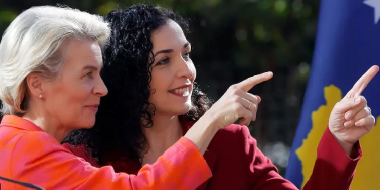 Presidentja e KE-së të hënën në Kosovë, takon Osmanin e Kurtin