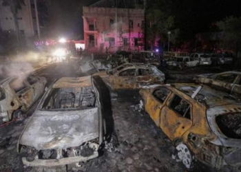 Publikohen pamje pas shpërthimit në një spital në Gaza