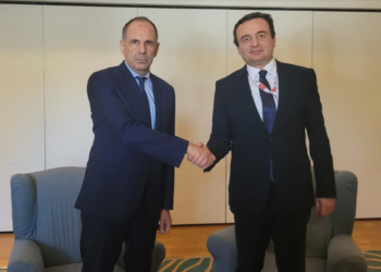 Kurti u takua me ministrin e jashtëm të Greqisë, Giorgos Gerapetritis