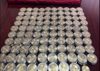 I gjenden afër 500 monedha 2-euroshe false, dërgohet në mbajtje i dyshuari