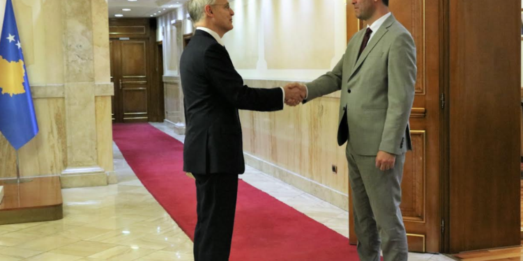 Konjufca priti ambasadorin e Belgjikës në Kosovë, i kërkoi përkrahje euroatlantike