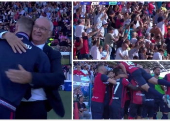 Fitore e çmendur nga Cagliari, përmbys Frosinonen nga 0:3 në 4:3