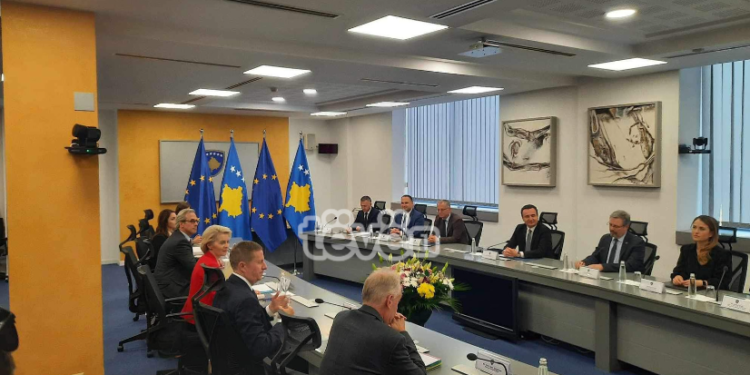 Kurti nis takimin me Von der Leyen