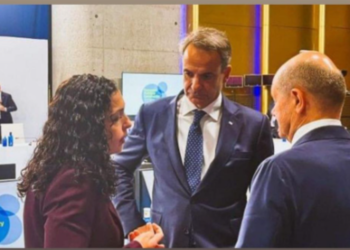 Osmani në Spanjë takon kancelarin gjerman dhe kryeministrin grek