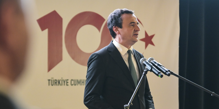 Kurti uron Turqinë në 100-vjetorin e pavarësisë së saj