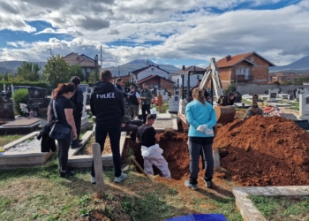Gjenden mbetjet mortore të një viktime të luftës në Prizren