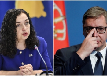 The Guardian: Liderët europianë po përpiqen t’i bëjnë bashkë Osmanin dhe Vuçiqin në Spanjë