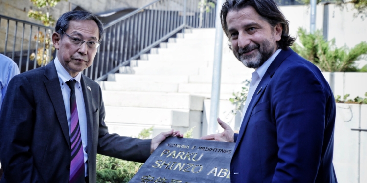 Përurohet parku në kryeqytet me emrin e ish-kryeministrit të Japonisë Shinzo Abe