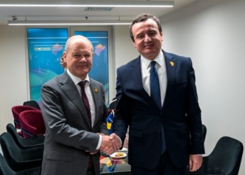 Kurti në takim me kancelarin e Gjermanisë