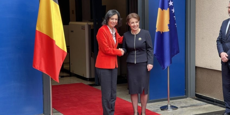 Gërvalla pret në takimin homologen e saj nga Belgjika