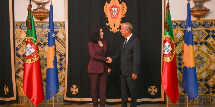 Osmani takon presidentin portugez në 15 vjetorin e vendosjes së marrëdhënieve diplomatike