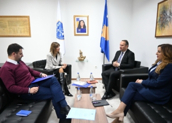 Haxhiu në takim me kryesuesin e KGJK-së, flasin për sfidat e sistemit gjyqësor