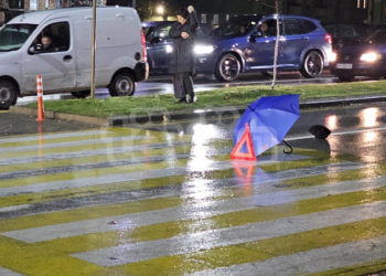 Një grua goditet nga vetura në Prishtinë