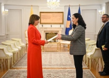 ​Osmani pranoi letrat kredenciale nga ambasadorja e re jorezidente e Kolumbisë në Kosovë