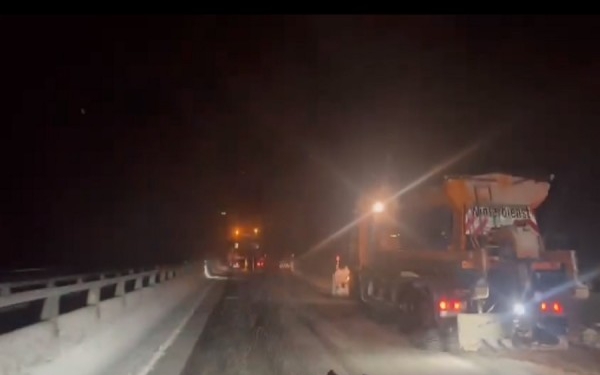 ​Reshjet e borës, Durmishi: Në përgjithësi rrugët janë të kalueshme