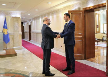 Konjufca priti në takim ambasadorin e ri të Shqipërisë, Petrit Malaj