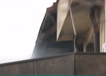 Detaje nga djegia e zyrave të Mjekësisë Ligjore në Prishtinë