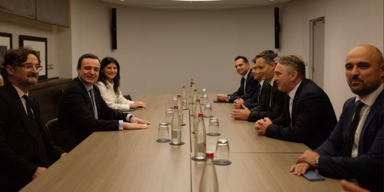 Kurti takoi përfaqësues të Bosnje e Hercegovinës, diskutoi për Procesin e Berlinit