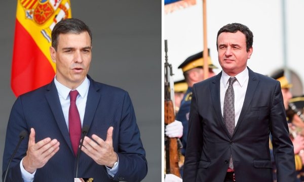 Kurti e uron Sanchezin për rizgjedhjen e tij në krye të Qeverisë së Spanjës