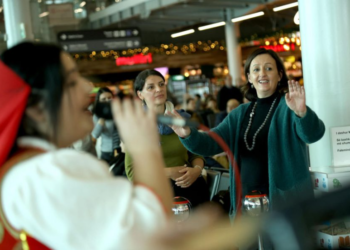 Festa e Pavarësisë në Aeroportin Ndërkombëtar të Tiranës përmes fotove