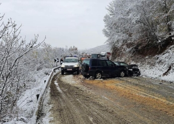 Aksident në rrugën Prishtinë-Gjilan, tre të lënduar