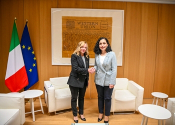 Osmani takon kryeministren Meloni, i kërkon përkrahje në integrimin evropian